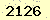 請輸入此驗證碼 : 2126