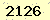 請輸入此驗證碼 : 2126