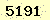 請輸入此驗證碼 : 5191