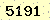 請輸入此驗證碼 : 5191