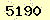 請輸入此驗證碼 : 5190