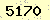 請輸入此驗證碼 : 5170