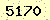 請輸入此驗證碼 : 5170