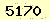請輸入此驗證碼 : 5170