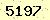請輸入此驗證碼 : 5197