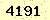 請輸入此驗證碼 : 4191