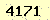 請輸入此驗證碼 : 4171