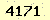 請輸入此驗證碼 : 4171