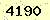 請輸入此驗證碼 : 4190