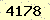請輸入此驗證碼 : 4178