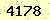 請輸入此驗證碼 : 4178