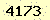 請輸入此驗證碼 : 4173