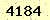 請輸入此驗證碼 : 4184