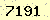 請輸入此驗證碼 : 7191