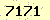請輸入此驗證碼 : 7171