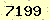 請輸入此驗證碼 : 7199