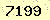 請輸入此驗證碼 : 7199