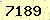 請輸入此驗證碼 : 7189