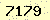 請輸入此驗證碼 : 7179