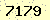 請輸入此驗證碼 : 7179
