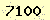 請輸入此驗證碼 : 7100