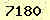 請輸入此驗證碼 : 7180