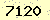 請輸入此驗證碼 : 7120