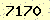 請輸入此驗證碼 : 7170