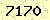 請輸入此驗證碼 : 7170
