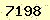 請輸入此驗證碼 : 7198