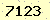 請輸入此驗證碼 : 7123
