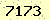 請輸入此驗證碼 : 7173