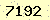 請輸入此驗證碼 : 7192