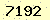 請輸入此驗證碼 : 7192