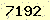 請輸入此驗證碼 : 7192
