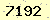 請輸入此驗證碼 : 7192
