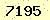 請輸入此驗證碼 : 7195
