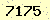 請輸入此驗證碼 : 7175