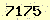 請輸入此驗證碼 : 7175