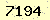 請輸入此驗證碼 : 7194