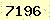 請輸入此驗證碼 : 7196