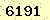 請輸入此驗證碼 : 6191