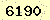請輸入此驗證碼 : 6190