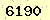 請輸入此驗證碼 : 6190
