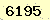 請輸入此驗證碼 : 6195