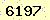 請輸入此驗證碼 : 6197