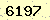 請輸入此驗證碼 : 6197