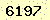請輸入此驗證碼 : 6197