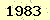 請輸入此驗證碼 : 1983