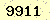 請輸入此驗證碼 : 9911